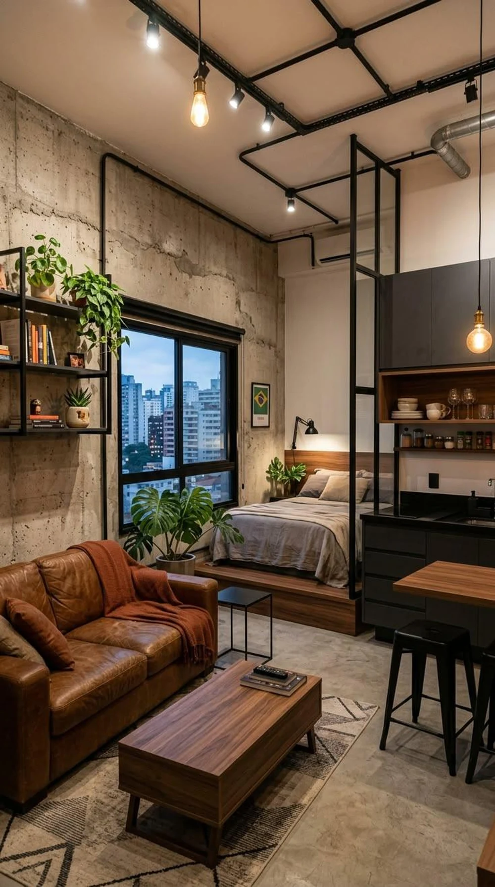 индастриал интерьер