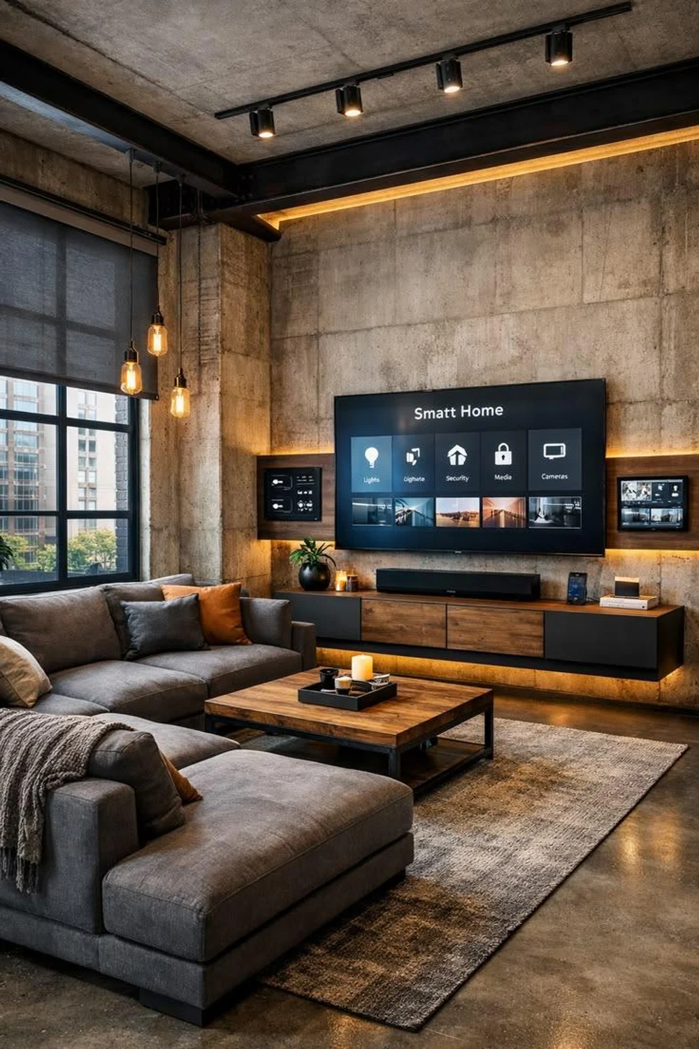 индастриал интерьер